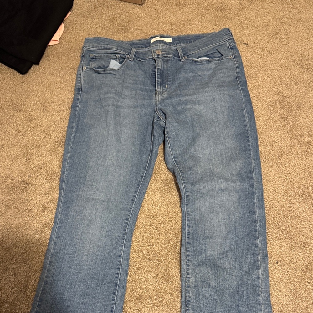 Elegant Blue Boot Cut Women's Jeans